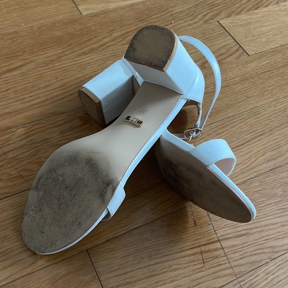 White Heeled Sandals - Picture 3 of 4